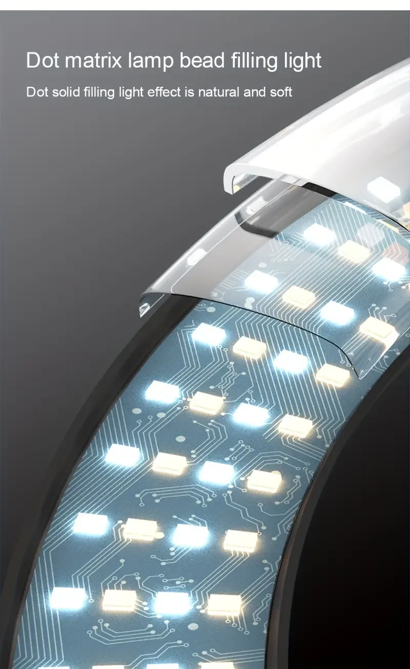 26.01cm LED Ring Light with Tripod Stand - USB Powered, Ideal for Selfies, Photography & Video Live Streaming