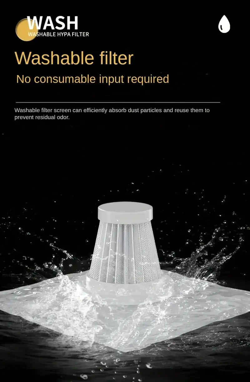 A Three In One Wireless Vacuum Cleaner With A High Power, Which Can Be Used For Suction, Air Extraction, And Blowing, Both In The Car And At Home