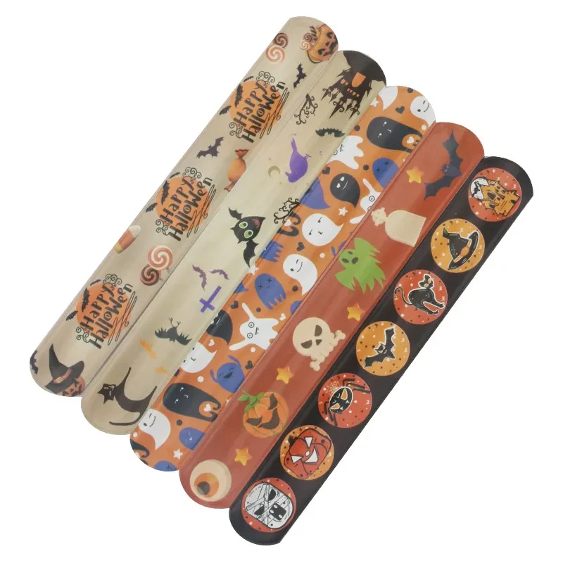 PVC Slap Cartoon Ring Pat Bracelet Event Party Gift