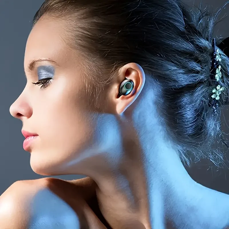 Three-Screen Intelligent Digital Display Wireless Earphones