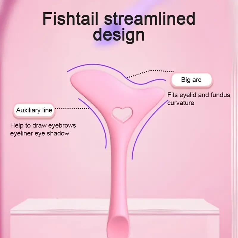 1pc Quick-Makeup Silicone Eyeliner Stencil