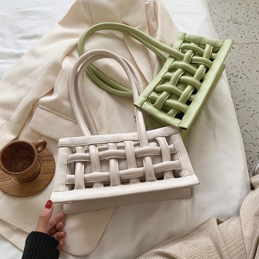 Hollow Knitting Fashion Armpit Bag For Minority Designers