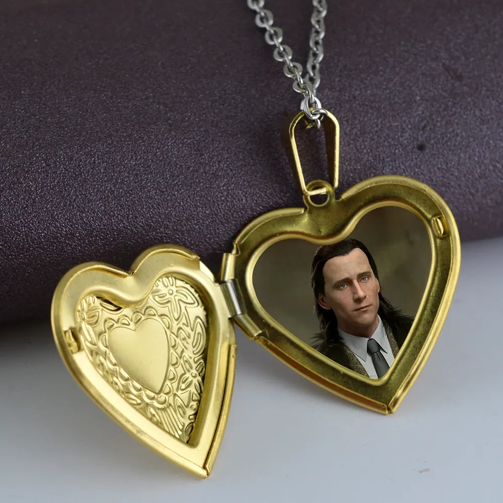 Brass Pendant Necklace Photo Frame Pendant Place