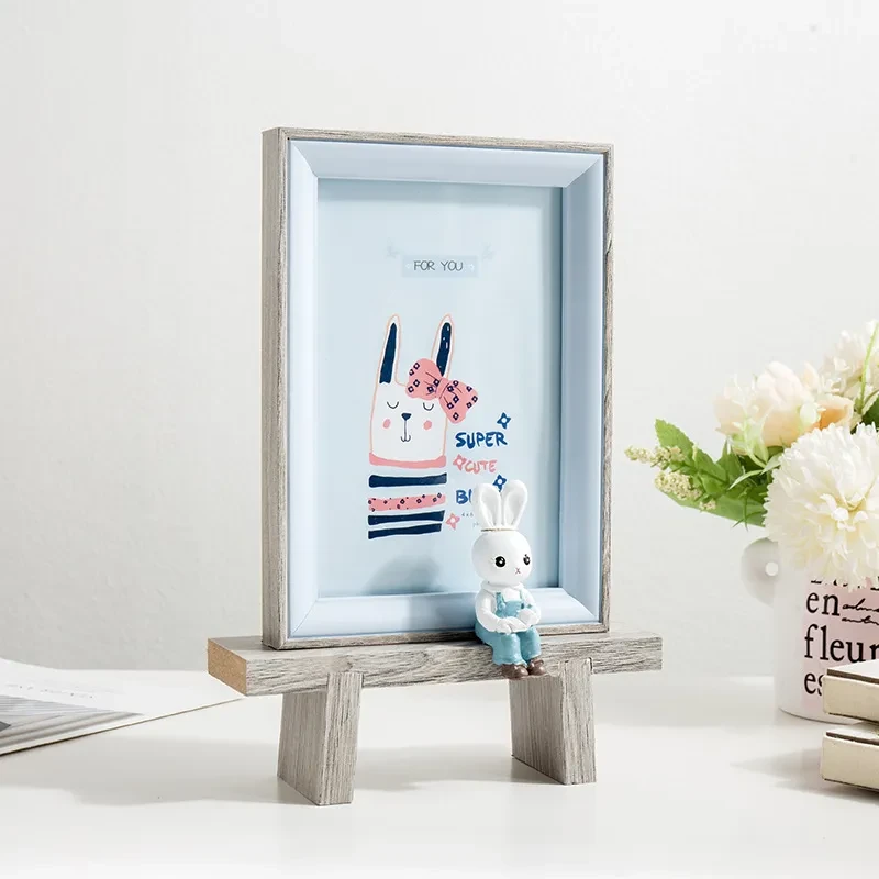 Photo Frame Set Cartoon Cute Girl Room Layout