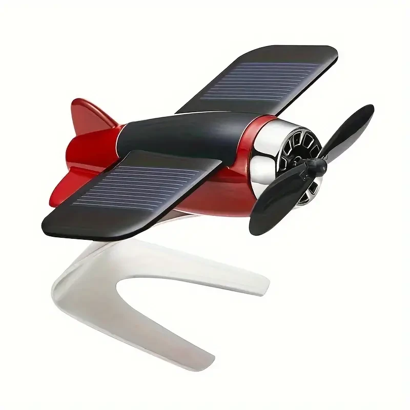 Solar-Powered Aircraft Car Decoration