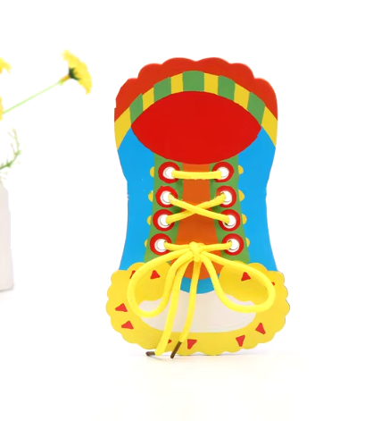 Shoelace Threading Teaching Toys Learn