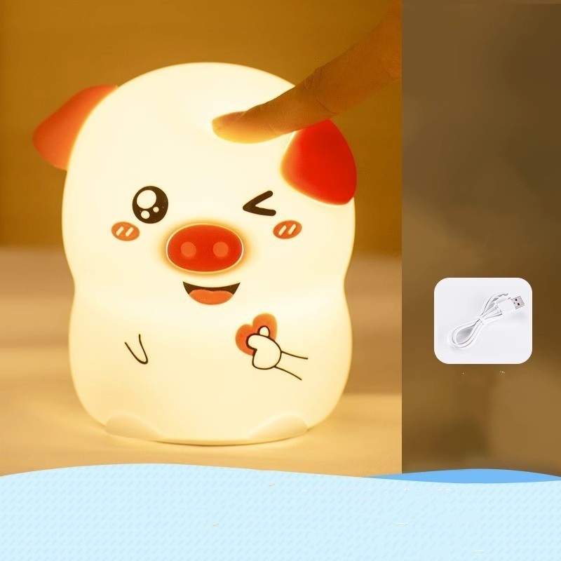 Bedroom Bedside Silicone Night Lamp Home Decor