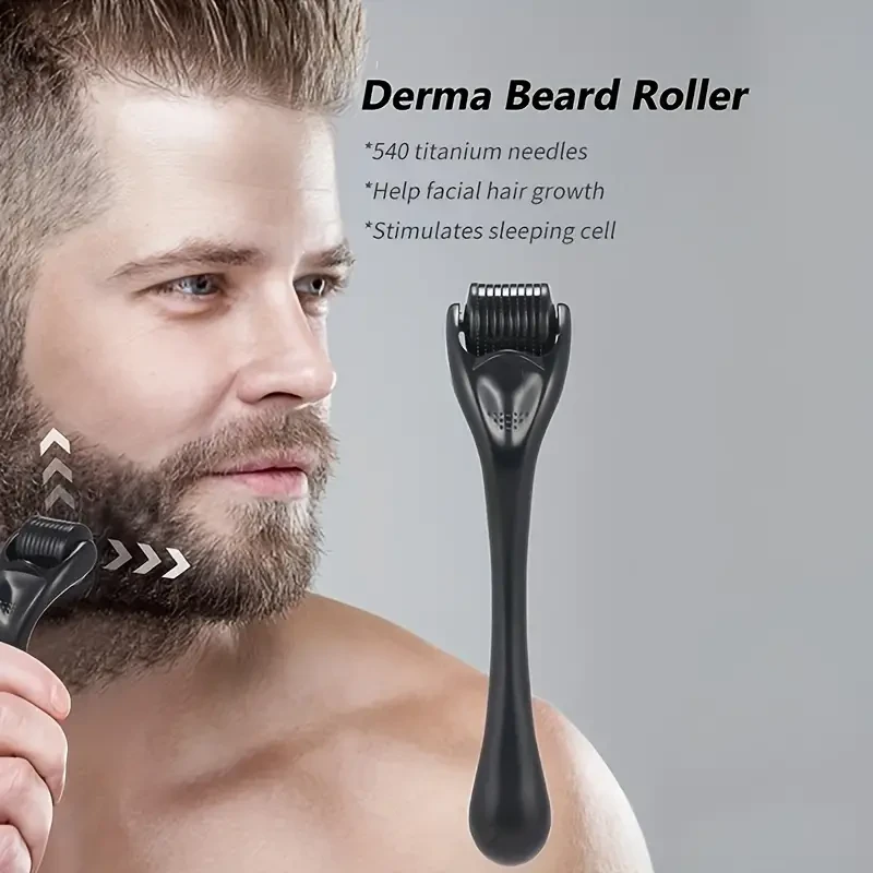 Derma Roller Microneedle Beard and Face Care Kit