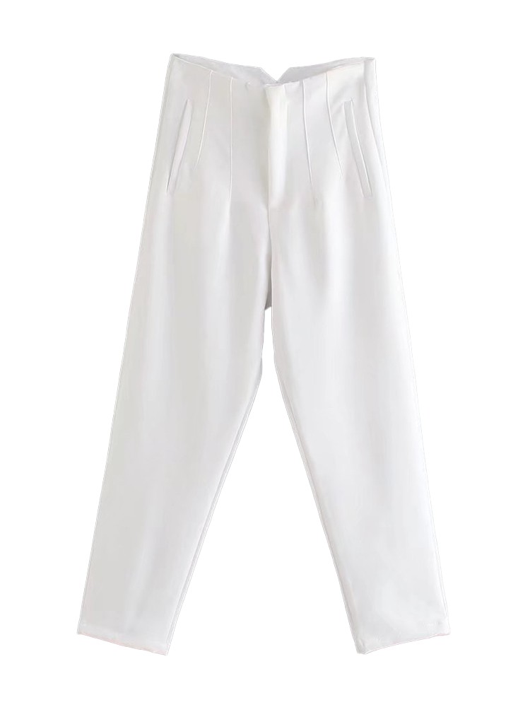 Women's Chic High-Waist Office Pants