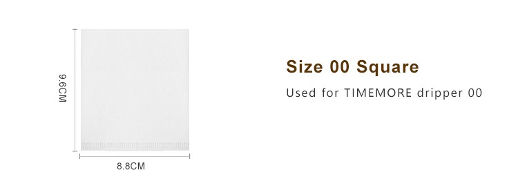 TIMEMORE Coffee Filter Paper  50pcs V-Shaped Hand Drip Filter for Pour-Over