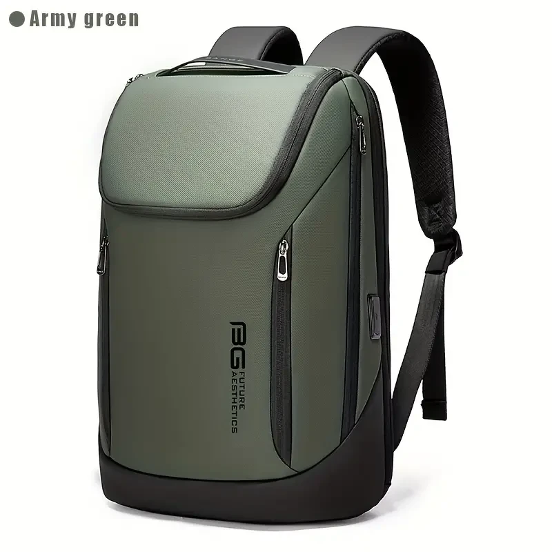 Men's Minimalist Business Travel Backpack - 15.6-inch Laptop Bag with Large Capacity