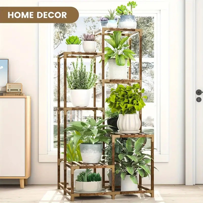 6-layer corner flower rack