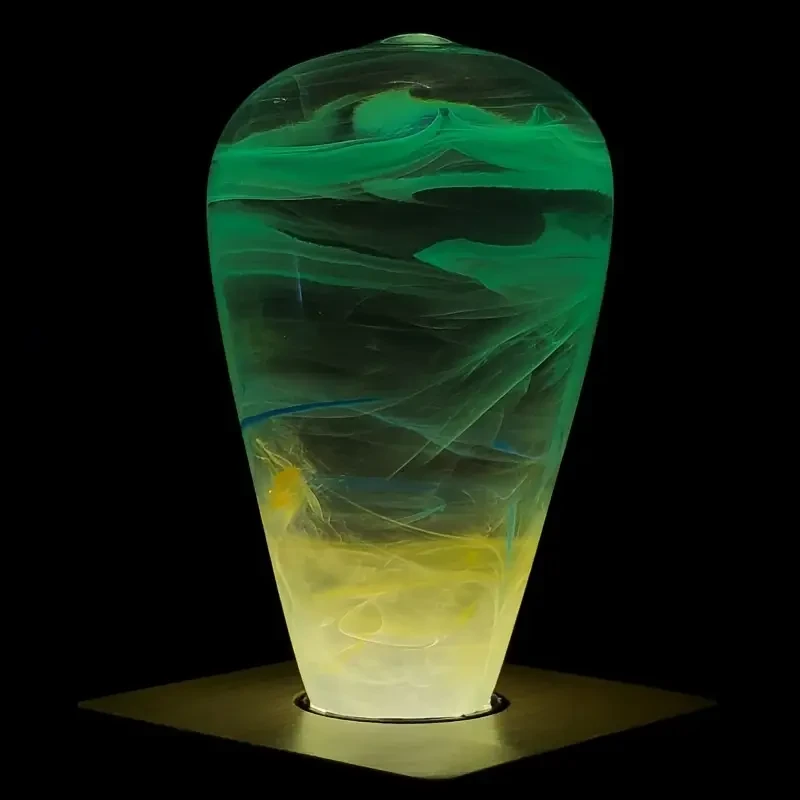 EP LIGHT Resin Wood Table Lamp