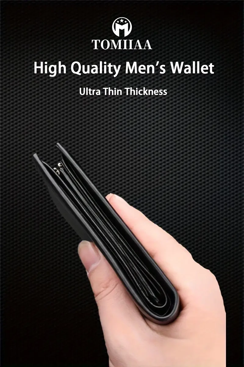 2pcs TOMIIAA Men'S Genuine Leather Belt and Wallet Set - Casual Style with Automatic Alloy Buckle - High-Quality Business Accessories