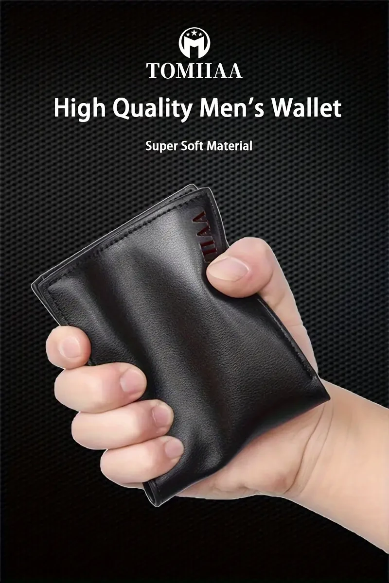 2pcs TOMIIAA Men'S Genuine Leather Belt and Wallet Set - Casual Style with Automatic Alloy Buckle - High-Quality Business Accessories