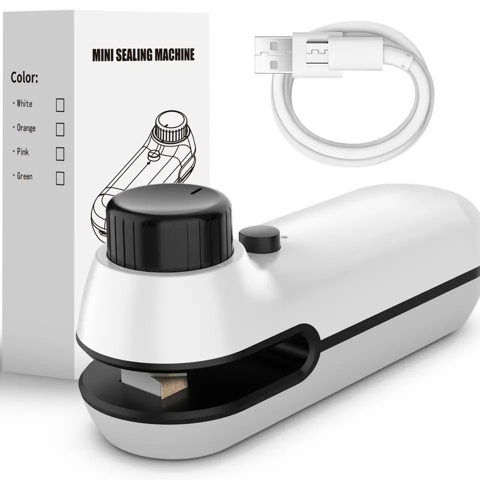 Rechargeable 2-in-1 Mini Heat Sealer
