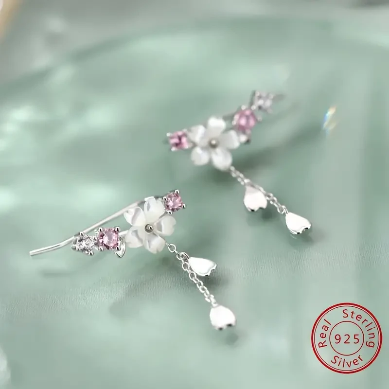 Sterling 925 Silver Hypoallergenic Dangle Earrings