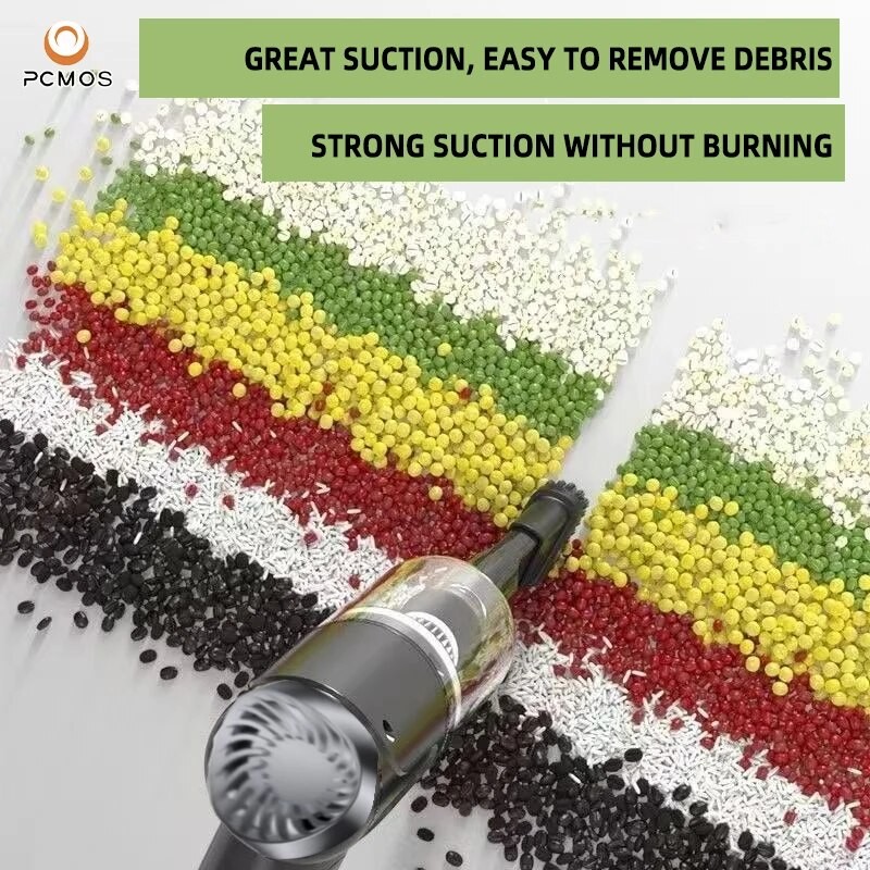 PCMOS Wireless Vacuum Cleaner  120W Dual Use for Home and Car