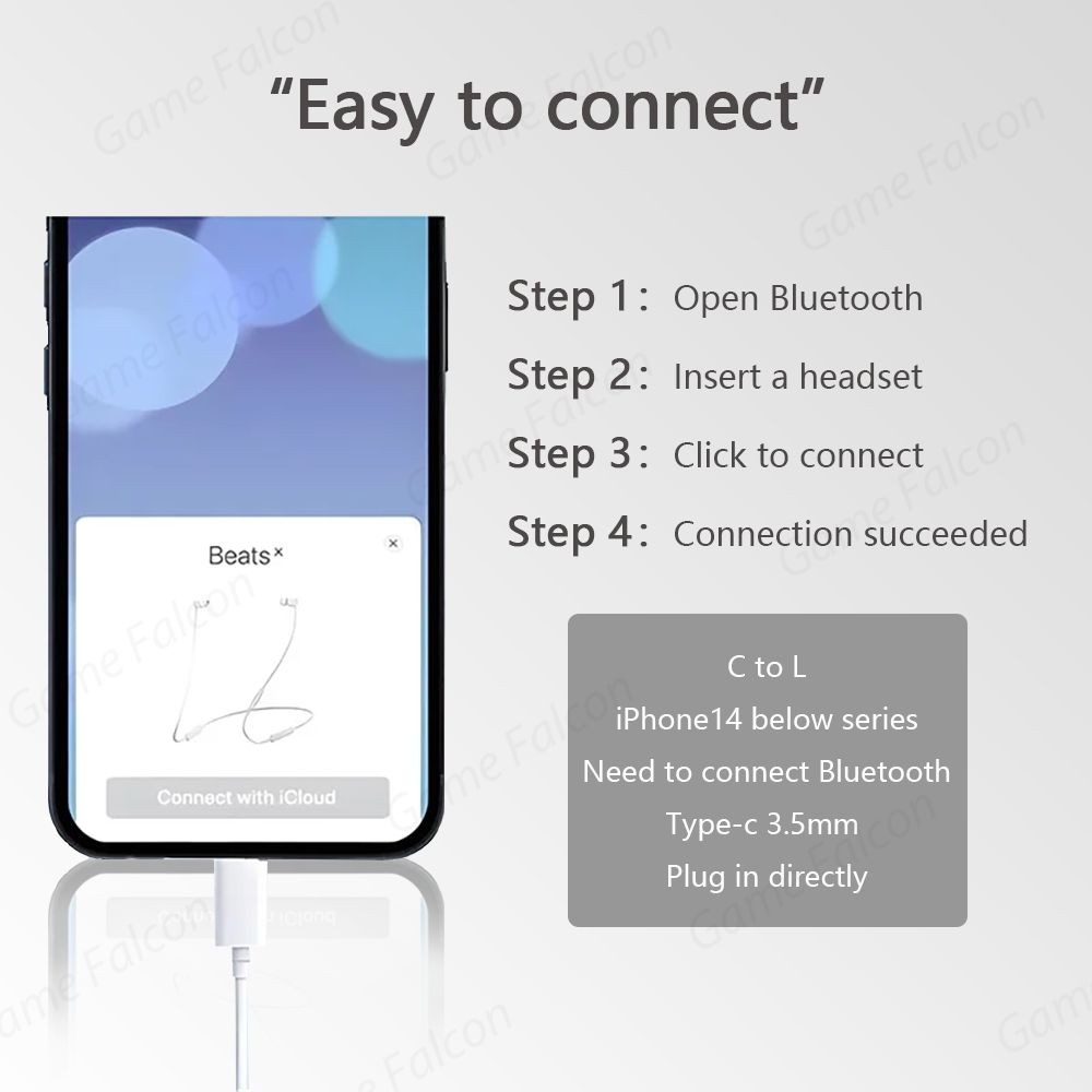 High-Fidelity Bluetooth Wired Headset for Apple iPhone
