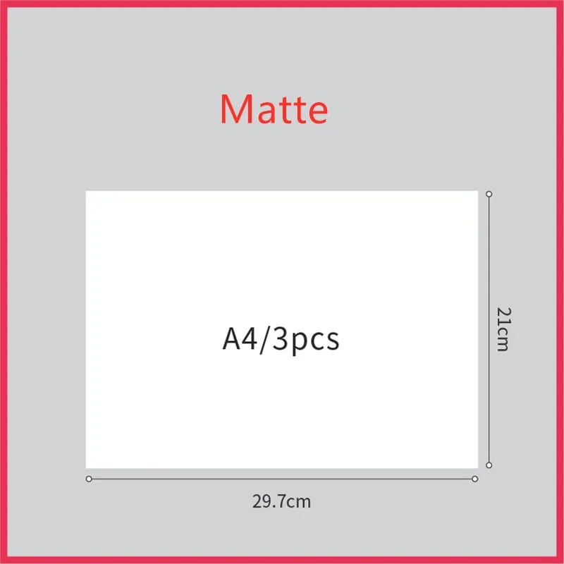 A4 Magnetic Photo Paper High Matte Water-Based Inkjet