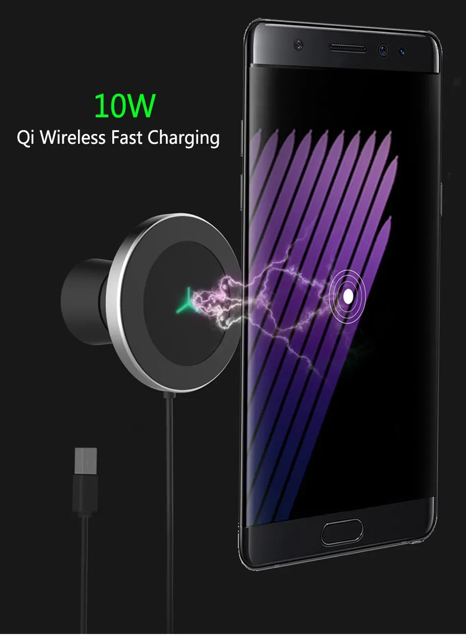 10W Car Magnetic Wireless Charger
