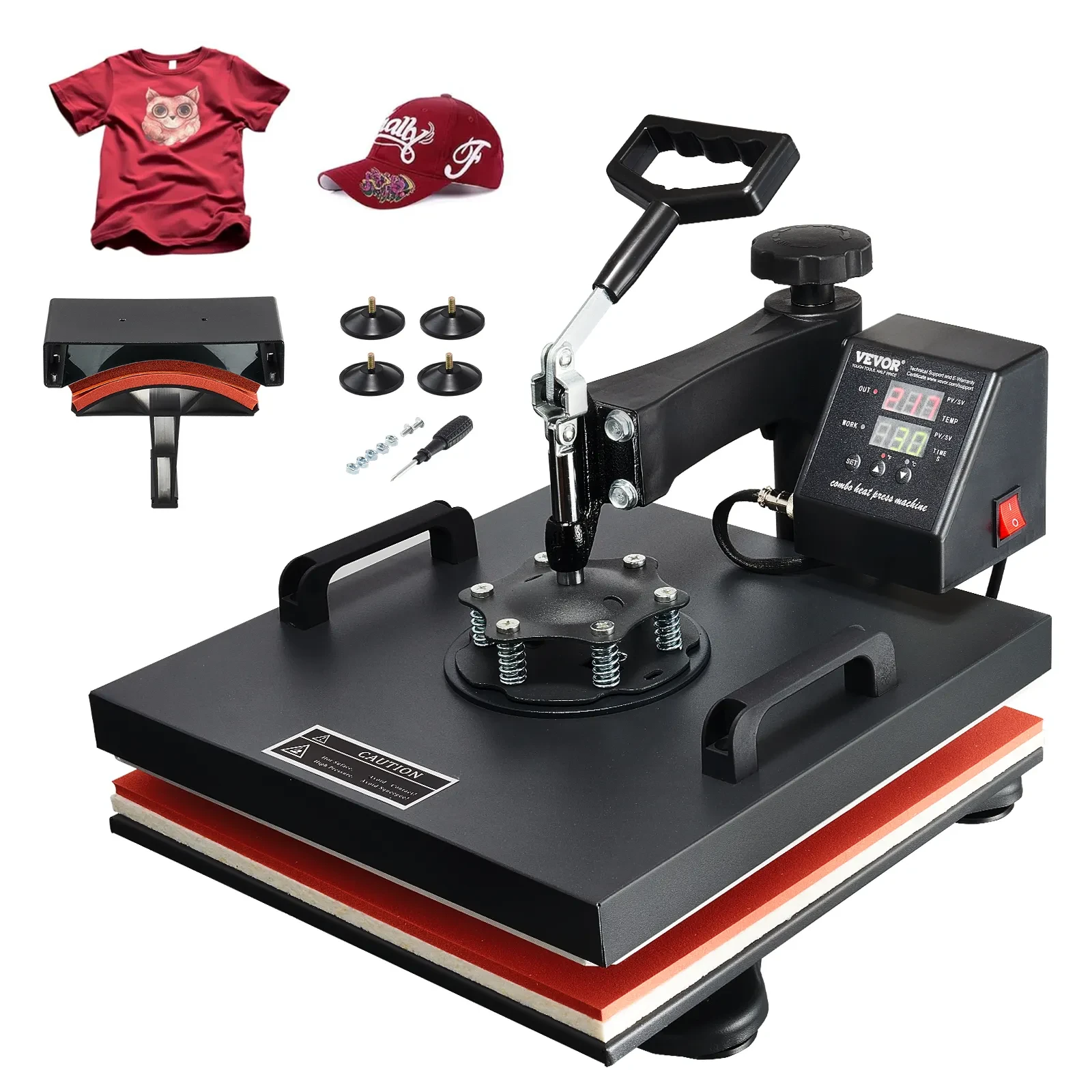 VEVOR 2-in-1 Heat Press Machine
