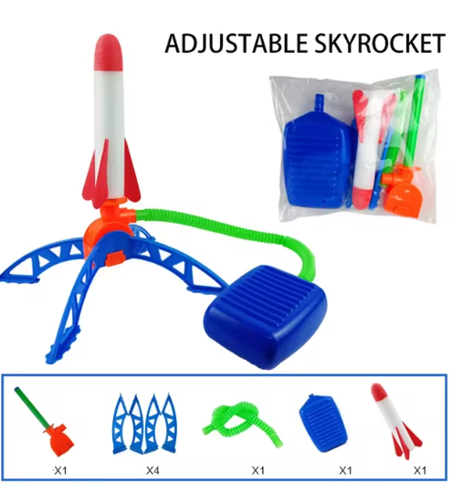 Kids Outdoor Rocket Foot Pump Outdoor