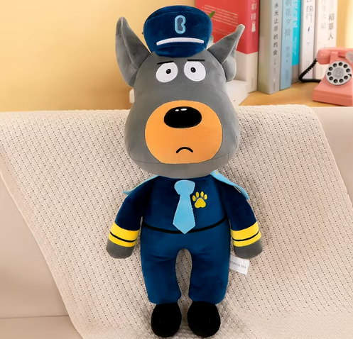 30cm Sheriff Labrador Dog Plush Toy