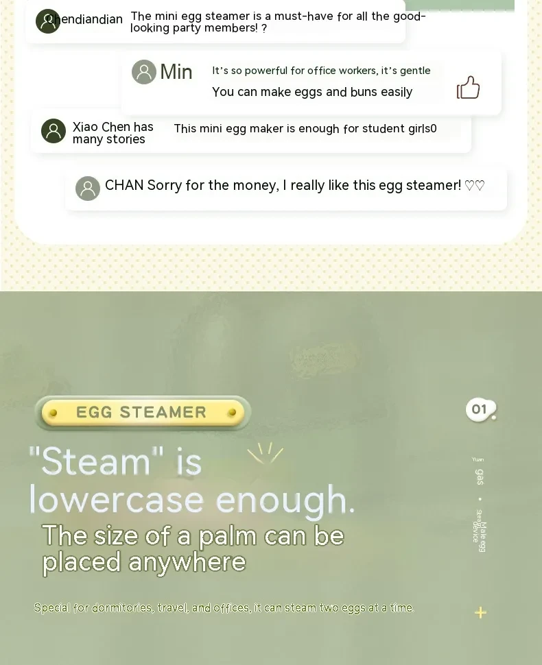 Multi Functional Breakfast Mini Egg Steamer Kitchen Gadgets