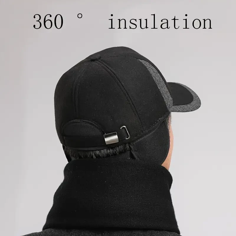 Men's Thickened Warm Duckbill Cap