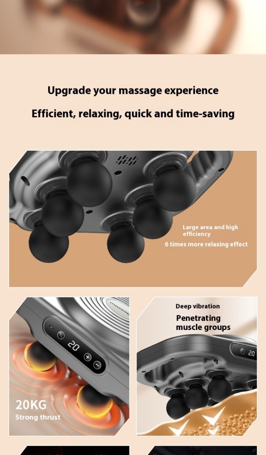 High Frequency Multi-gear Vibration Relaxation Muscle Massager