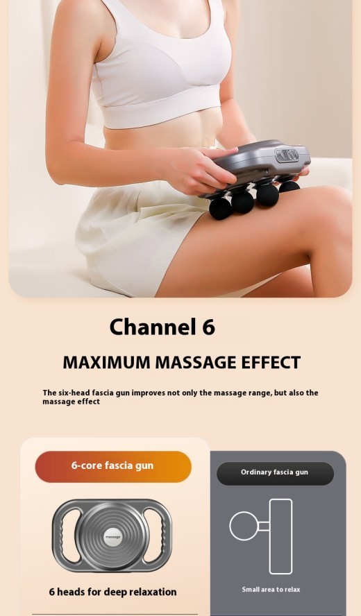 High Frequency Multi-gear Vibration Relaxation Muscle Massager