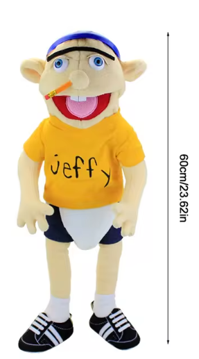 60cm Jeffy Hand Puppet Plush Children