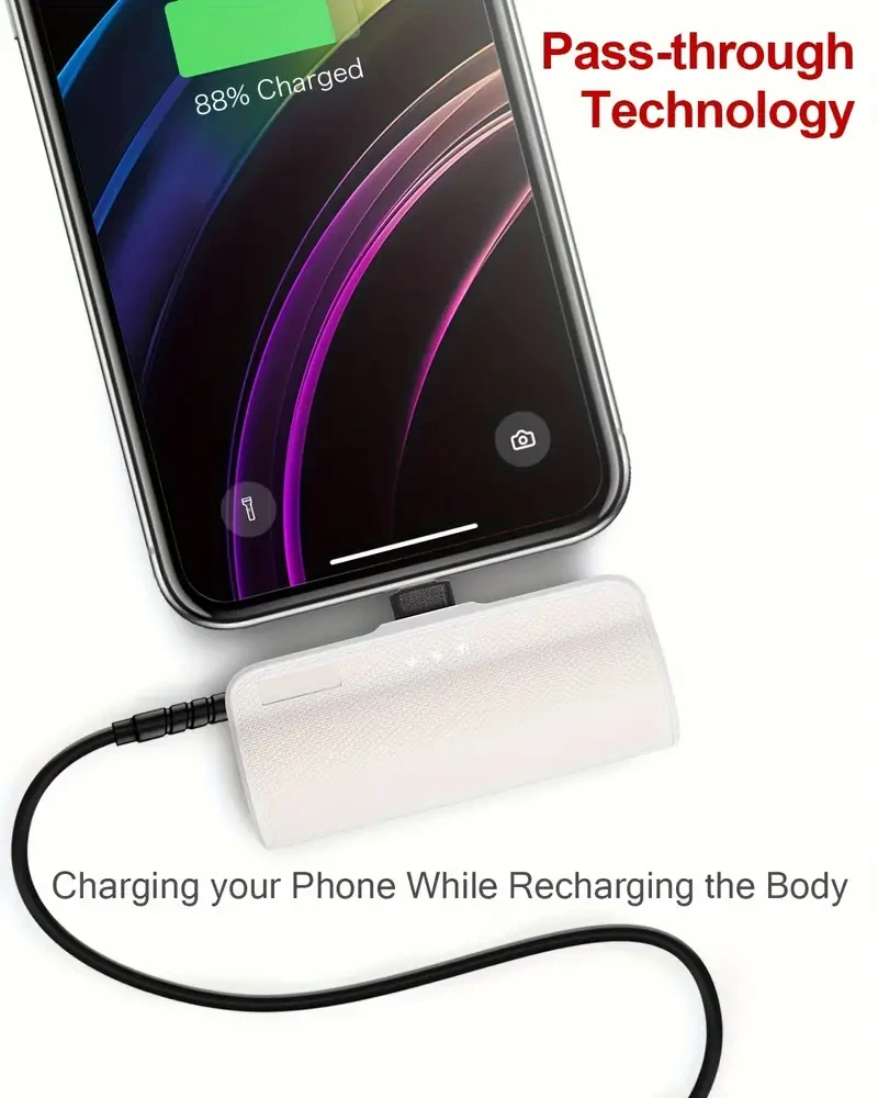 3350mAh Fast Charging Mini Pocket Power Bank