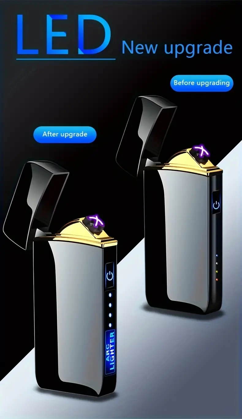 Outdoor Smart Arc Windproof USB Charging Lighter