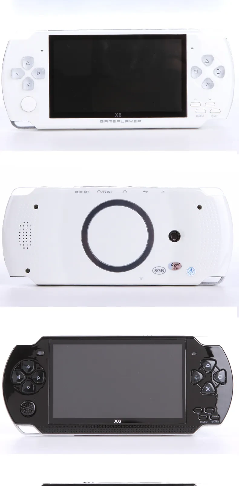 Handheld game console 32 bit 8GB 4.3 inch HD mp5 game console