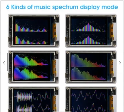 Sound Control Spectrum Rhythm Light Scrolling Screen