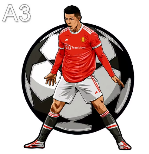 Wooden soccer player puzzle Animal