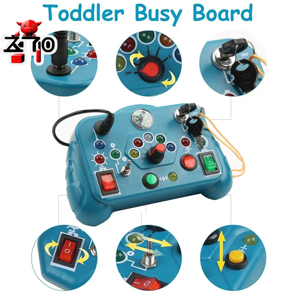 Simple Puzzle Toys For Young Children Busy Board