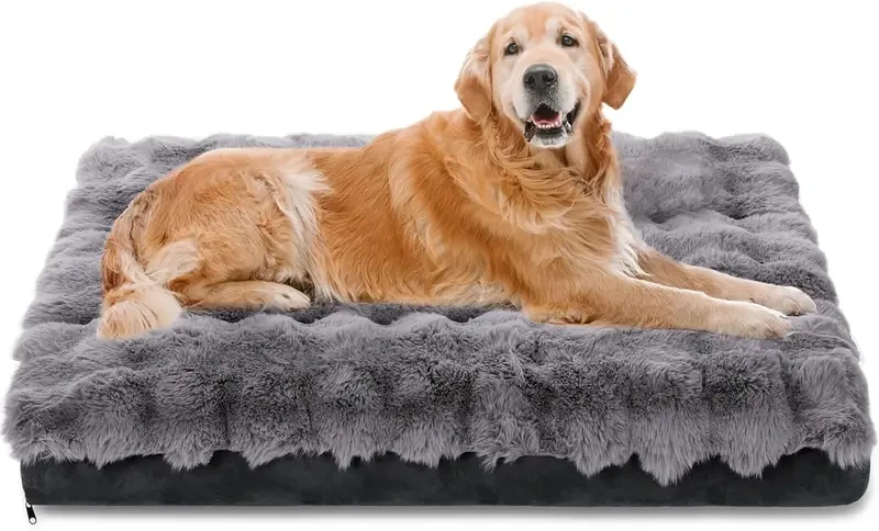Orthopedic Dog Bed for Extra Large Dogs with Removable Washable Cover