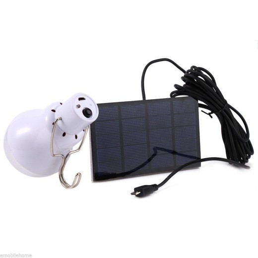 Portable Solar Energy Lamp Charged by LED Lamp