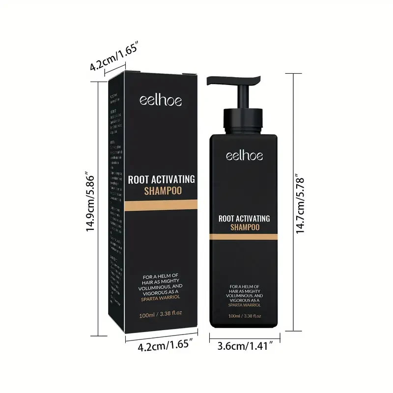 3pcs Ginger Root Root Activating Shampoo, Nourishing Formula for Soft, Silky, and Manageable Hair Care with Fluffy Hair and Black Sesame Extract