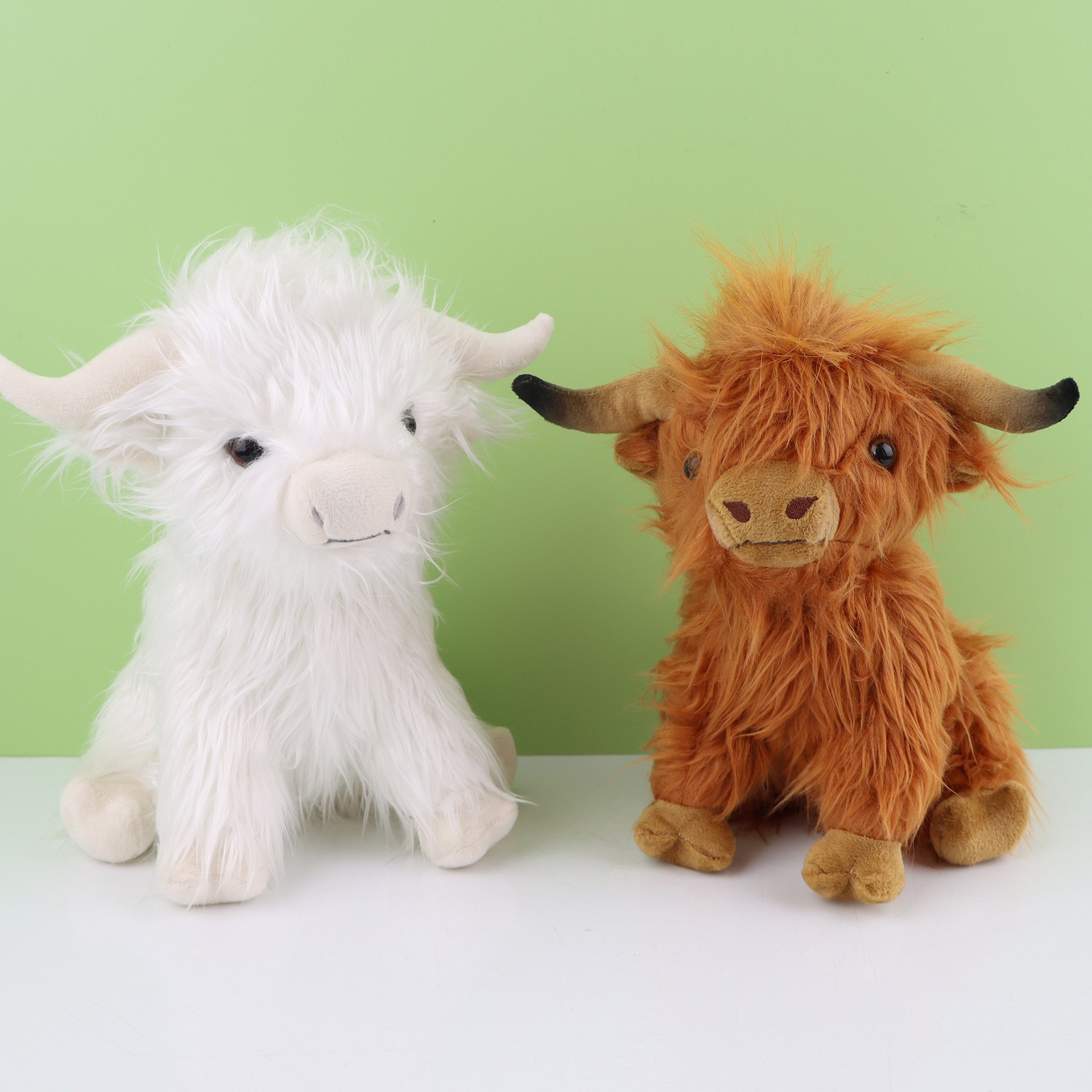 29cm Kawaii Highland Cow Plush Toy