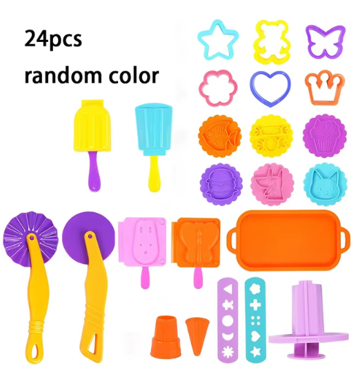 Funny Ice Cream Playdough Mold Kids