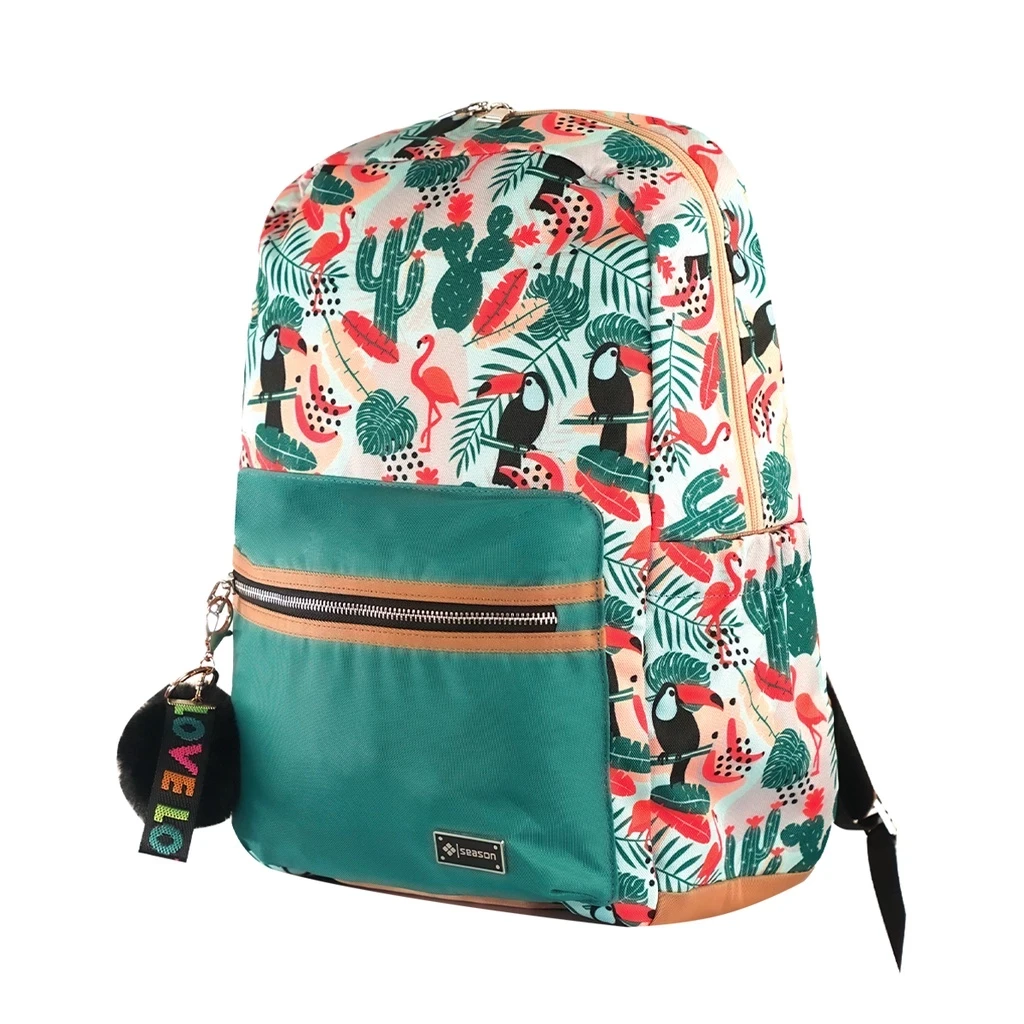 Women's School Backpack Season Mix Tropical 2