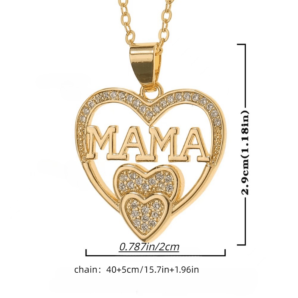 Womens Letter "Mama" Necklace