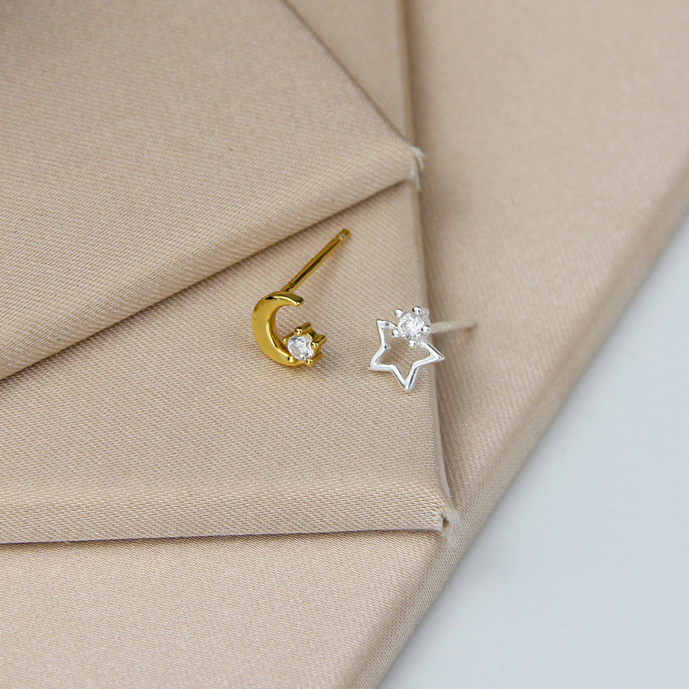 S999 Sterling Silver Earrings Personal Korean Style