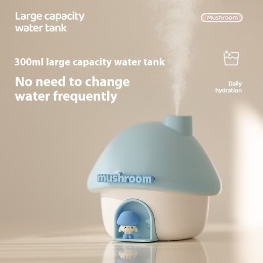 Mushroom House Ambience Light Mute Humidifier