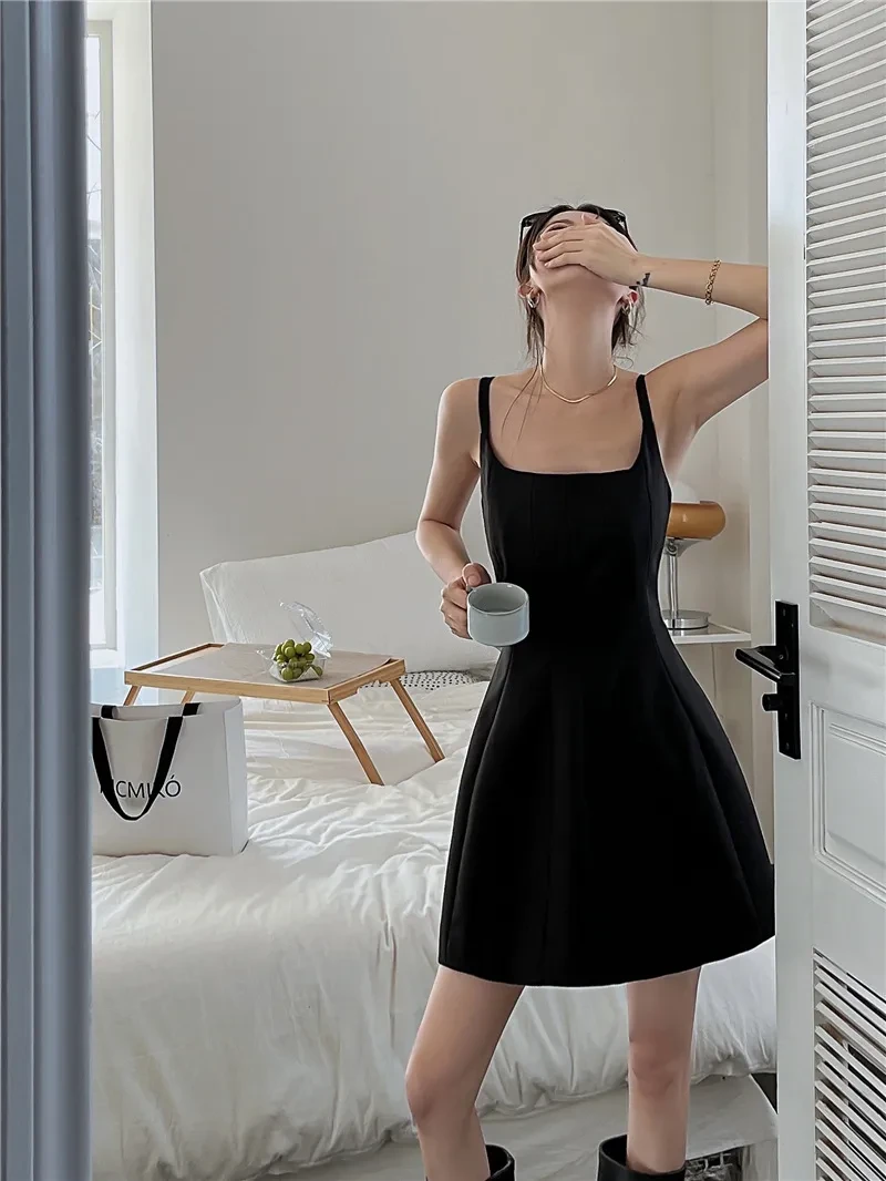 High Waist Slim Fit Slip Dress Women