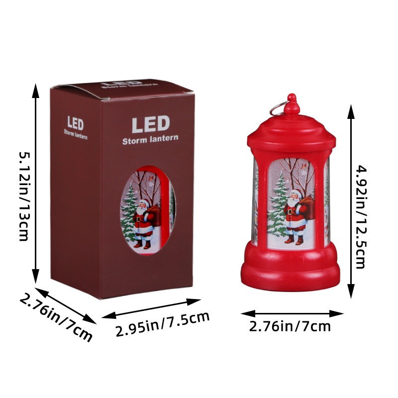 Christmas Portable Small Oil Lamp Decorations Gift